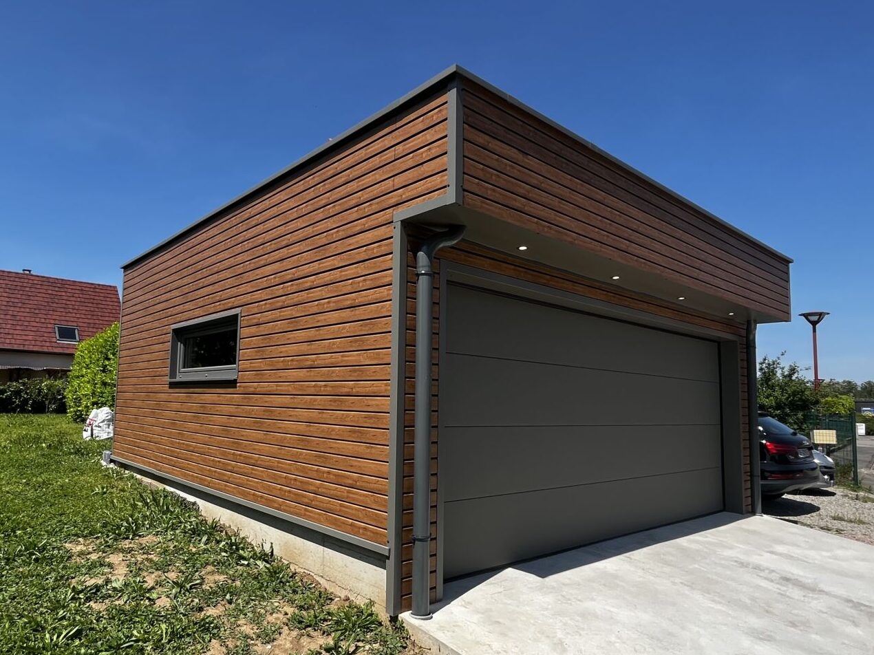 IMG_3854 EDITED | Baumann conception Garage en ossature bois à Niederhergheim Saint-Louis 0