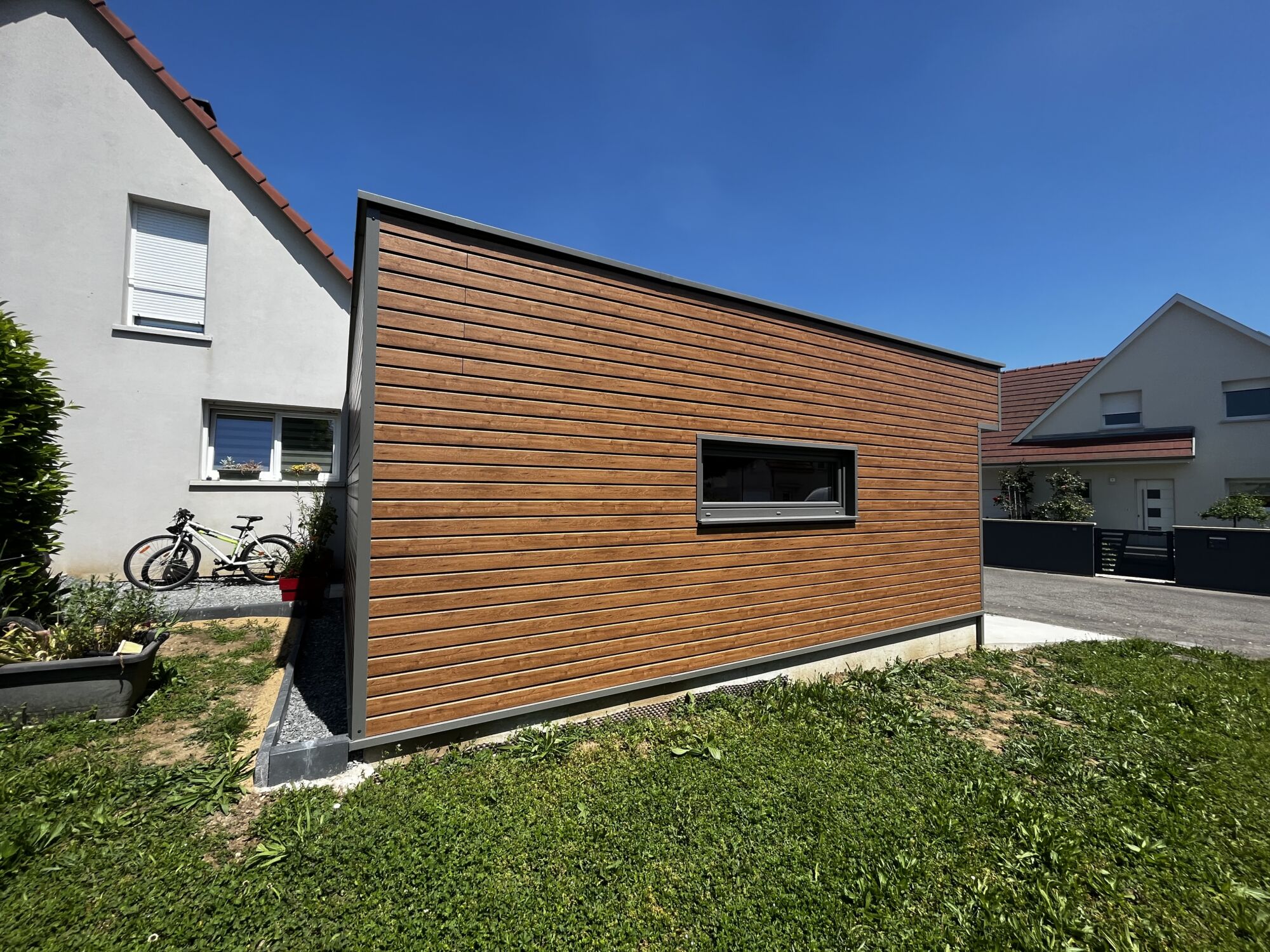 Garage en ossature bois à Niederhergheim Illzach 7